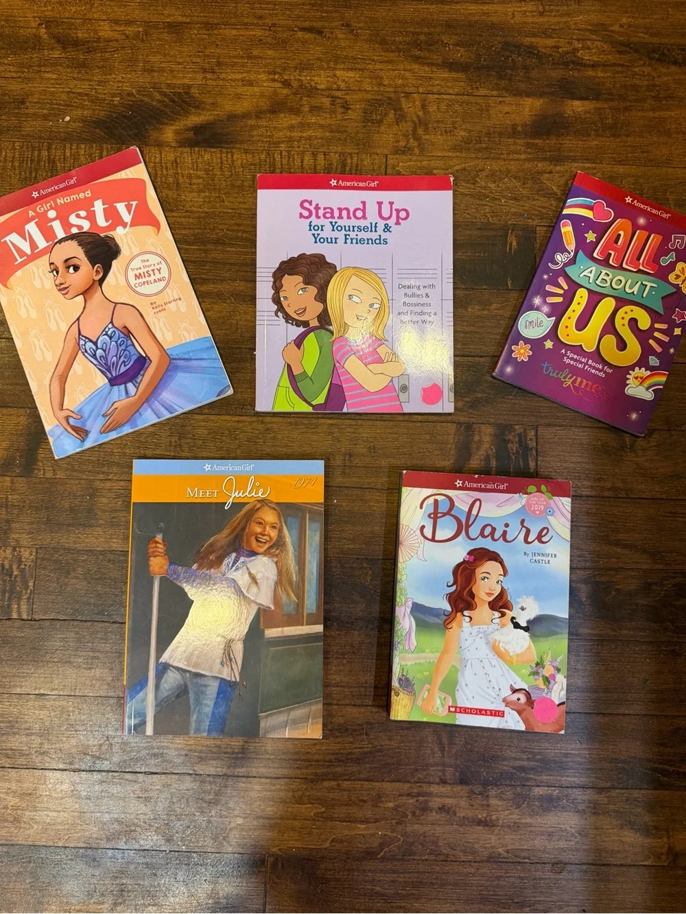 American Girl Doll Children's Book Lot Julie 5 Books Bundle EUC
